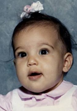 Kim Kardashian as baby