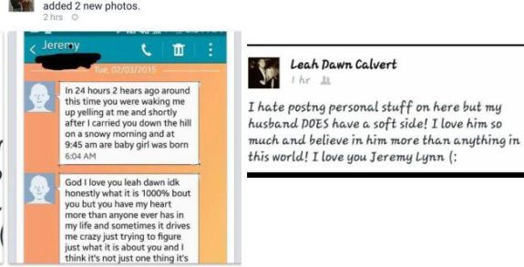 The things Leah posted to her Facebook fanpage earlier today...