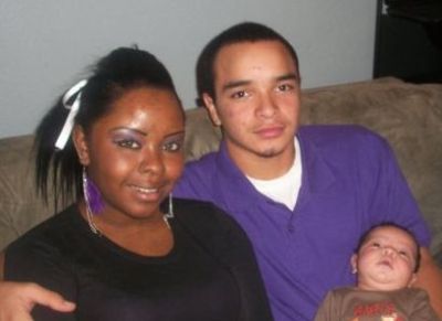 Zak and Kianna, pictured after their son's birth in 2010. 