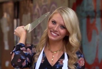 Let's hope they did a knife count at the end of the date. Otherwise Olivia may be in trouble...