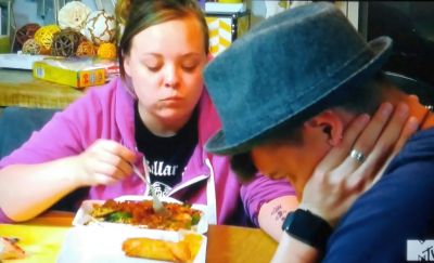 Tell us how you really feel about Catelynn's meal, Ty...