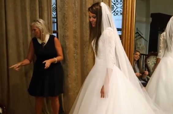 Jessa duggar's cheap wedding dress