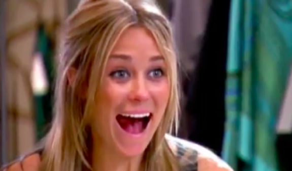 Lauren Conrad was spotted filming 'The Hills' at Mira'le coffee