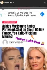 Ashley Martson Responds To Teen Mom Amber Portwood For Ranting ...