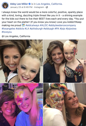 Abby Lee Miller Speaks Out After Former 'Dance Moms' Star JoJo Siwa Comes  Out As Part of the LGBTQ Community – The Ashley's Reality Roundup