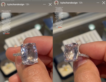 Kyle chan sales engagement rings