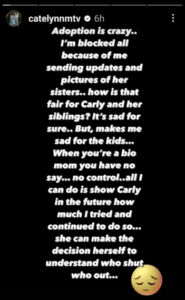 Catelynn Lowell Says She’s Been Blocked By Birth Daughter Carly’s Mom