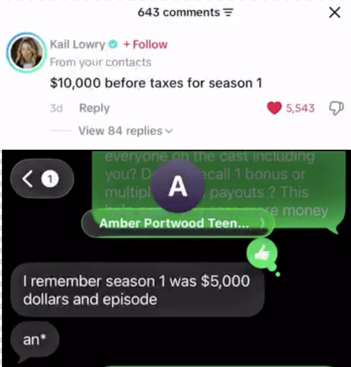 Screenshots from Kail and Amber